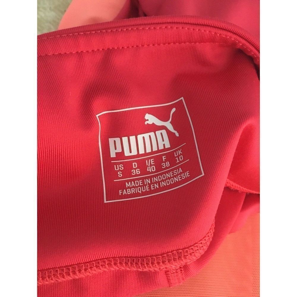 PUMA Womens Small Pink Stretch‎ Elasticated Waistband ActiveWear Skinny Leggings - Picture 9 of 11